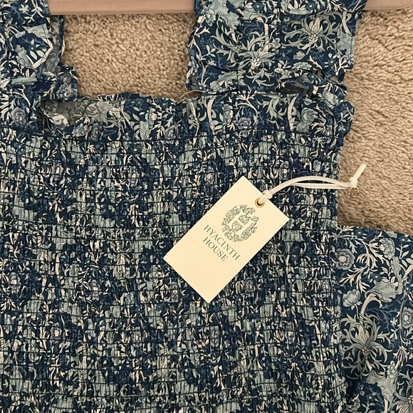 Tuckernuck Blue Floral Eleanor Smocked Sundress NWT - Picture 4 of 4